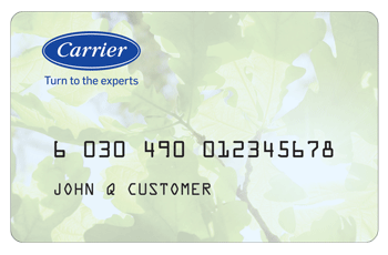 Carrier Credit Card example